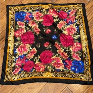 Floral Scarf 30” x 30”